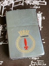 HMS London Zippo Lighter 1991. (JC)