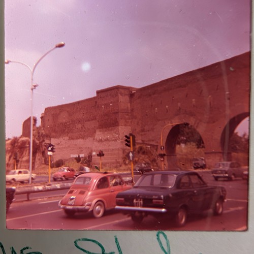 C1970s rome italy 35mm slide - rome,