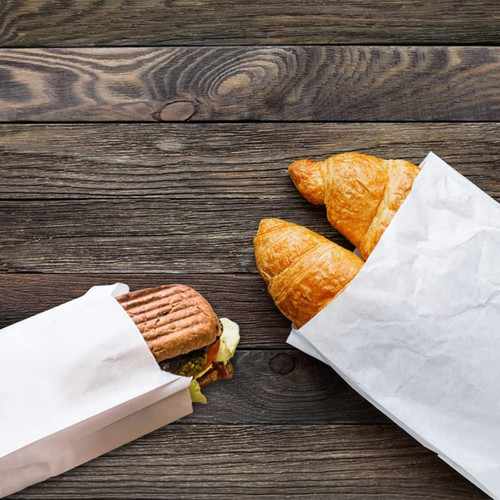 Greaseproof paper food bags - food,