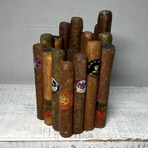 Vintage cigars trompe oeil - vintage,