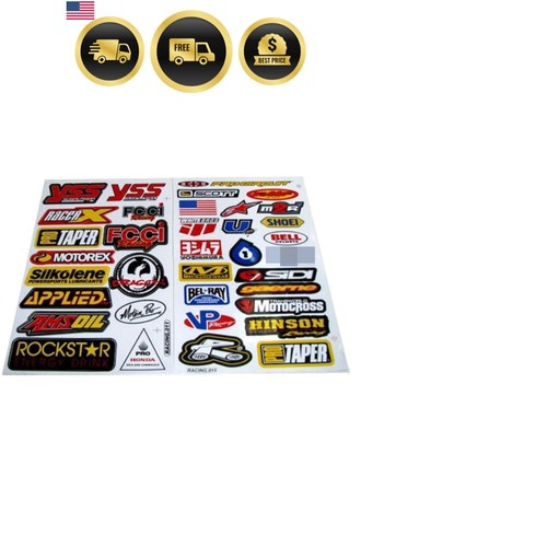 Racing gear decal sticker - decal, mx