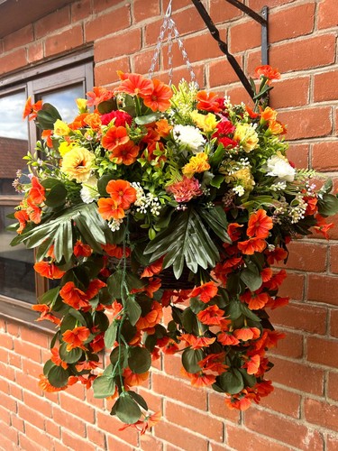 Autumn hanging basket - autumn,