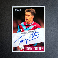 Tony Cottee On Card Auto 2022
