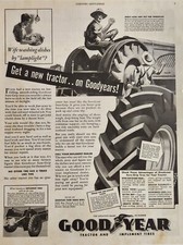 1939 Print Ad Goodyear