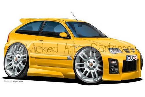 Wickedartz cartoon car - cartoon,