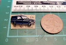 Robin Reliant Blue Car Pin.                     Car Pin Badges