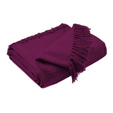 LARGE SIZE 100% Cotton Woven Sofa Bed Throw Blanket Bedspread Settee Cover