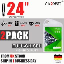 2PACK 24" Chainsaw chain Fits