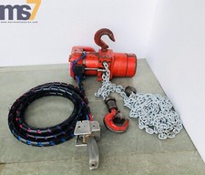 TOKU TCR-500 P PNEUMATIC AIR CHAIN HOIST 1/2 TON CAPACITY 20 FT CHAIN
