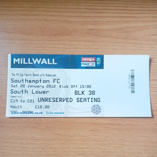 Ticket 2011 2012 cup - :,