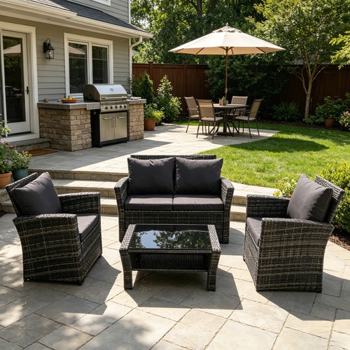 Seater rattan garden - rattan,