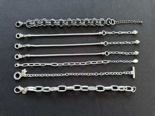Seven blank charm bracelet - seven,