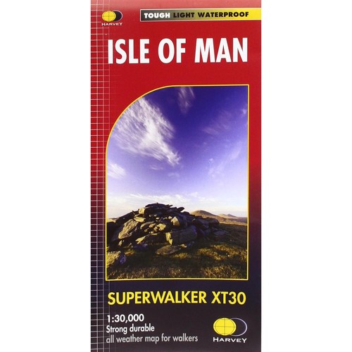 Isle man walking map - man,