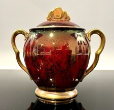 Carlton Ware Rouge Royale - Vintage - Pattern 1562 - Lidded Pot