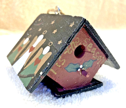 Vintage birdhouse christmas - vintage,