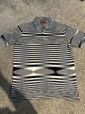 Missoni Men's Short Sleeved Polo Shirt UK Size Small