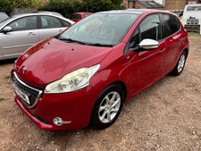 2015 Peugeot 208 Style 1.2 pet 77191 mls accident damaged salvage spares repair