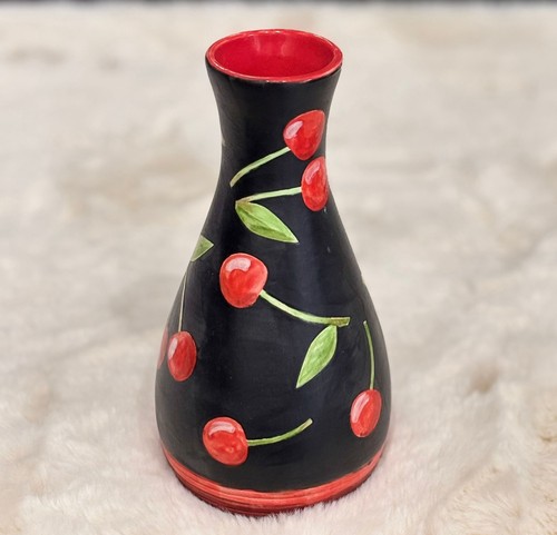 Vintage hand painted cherry - vintage,