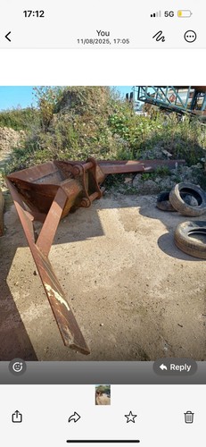 Various size digger buckets - digger,