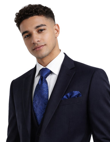 Paisley men tie hanky set - &,