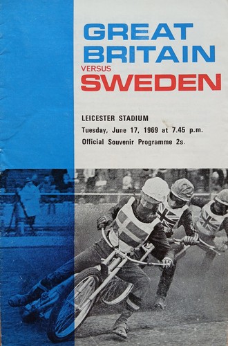 Leicester speedway programme - speedway,