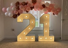 4ft 21 light up numbers For