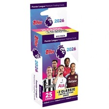 Premier League Trading Cards Eco Pack Topps 2026 (New - Sealed - Quick Dispatch)