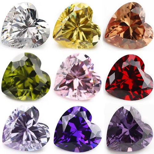 50pcs 3x3 15x15 heart cut - 50pcs, 3x3~15x15