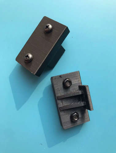 Pair dust cover hinges - pair,