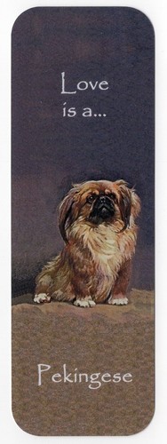 Pekingese dog bookmark - bookmark, same
