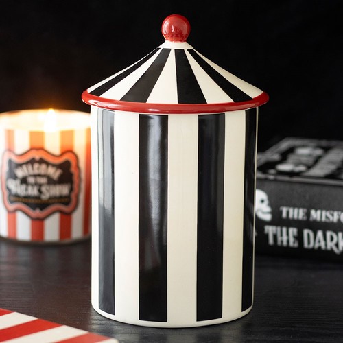 Black striped circus - circus, tent