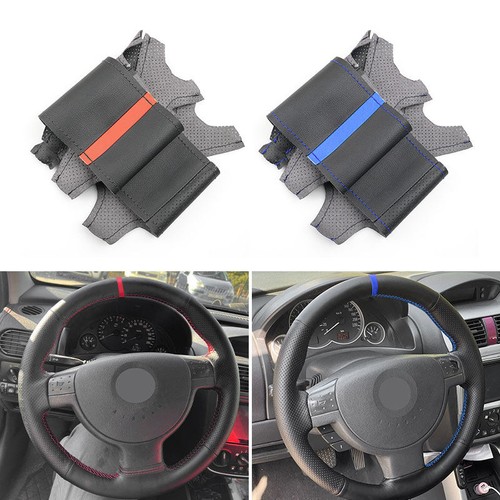 Perforated leather steering - perforated,