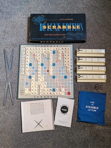 Vintage scrabble luxe - de,