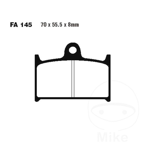 Ebc organic brake pads - brake,