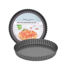 1 Round Non Stick Fluted Flan