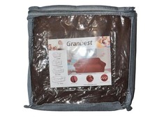 Granbest NEW Three Seater Sofa Settee Couch Protector Slip Cover Chocolate Brown