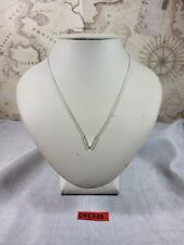 H&M Silver Tone V-drop  Pendant Costume Jewellery DEC326