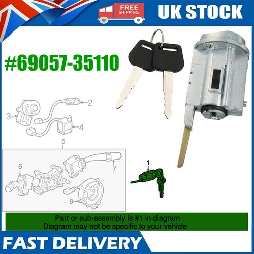 Ignition switch lock - switch, barrel