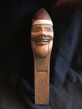 VINTAGE WOODEN NUTCRACKER.  TREEN. SANTA
