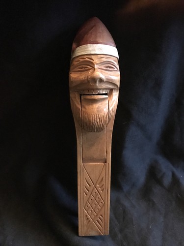 Vintage wooden nutcracker - vintage,