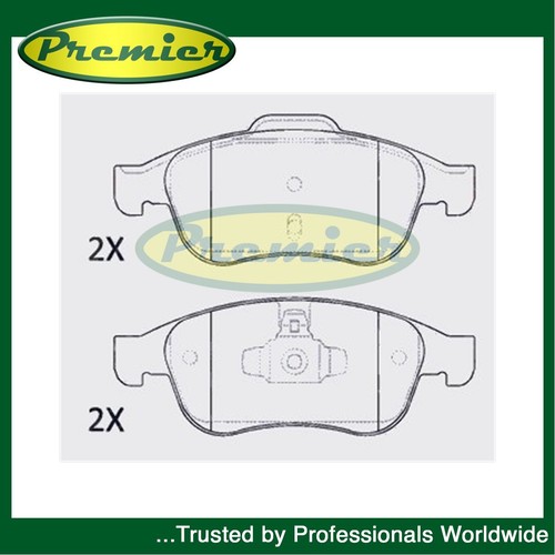 Premier front brake - front, pads