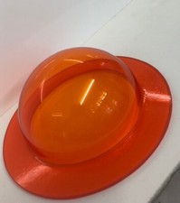 Amber  PERSPEX ACRYLIC PLASTIC DOME  HEMISPHERES 50mm-700mm DIAMETERS