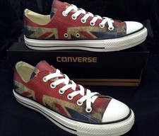 UK Flag Custom Low Top Chucks