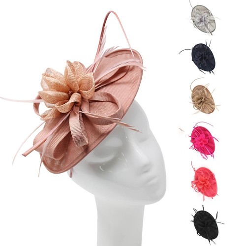 Fascinator round women large - fascinator, women's
