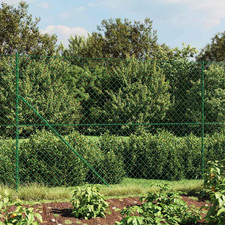 Chain Link Fence Green PVC