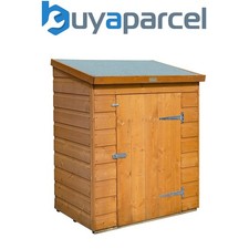 Rowlinson Shiplap Wooden Mini Store Patio Garden Tool Shed Storage Unit Cabinet