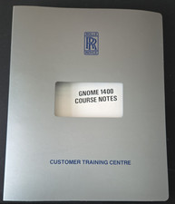 ROLLS ROYCE GNOME 1400 COURSE NOTES ROYAL AIR FORCE SEAKING HELLICOPTER TRAINING