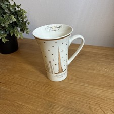 Burj Khalifa Dubai Coffee Cup – Signature Edition Gold & White Porcelain Mug