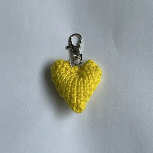 Handmade knitted heart - handmade,