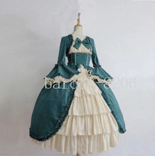 Women Medieval Lolita Dress Renaissance Vintage Victorian Gothic Cosplay Costume